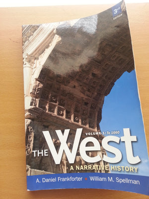 West, The: A Narrative History to 1660, Volume 1 (Myhistorylab),Used