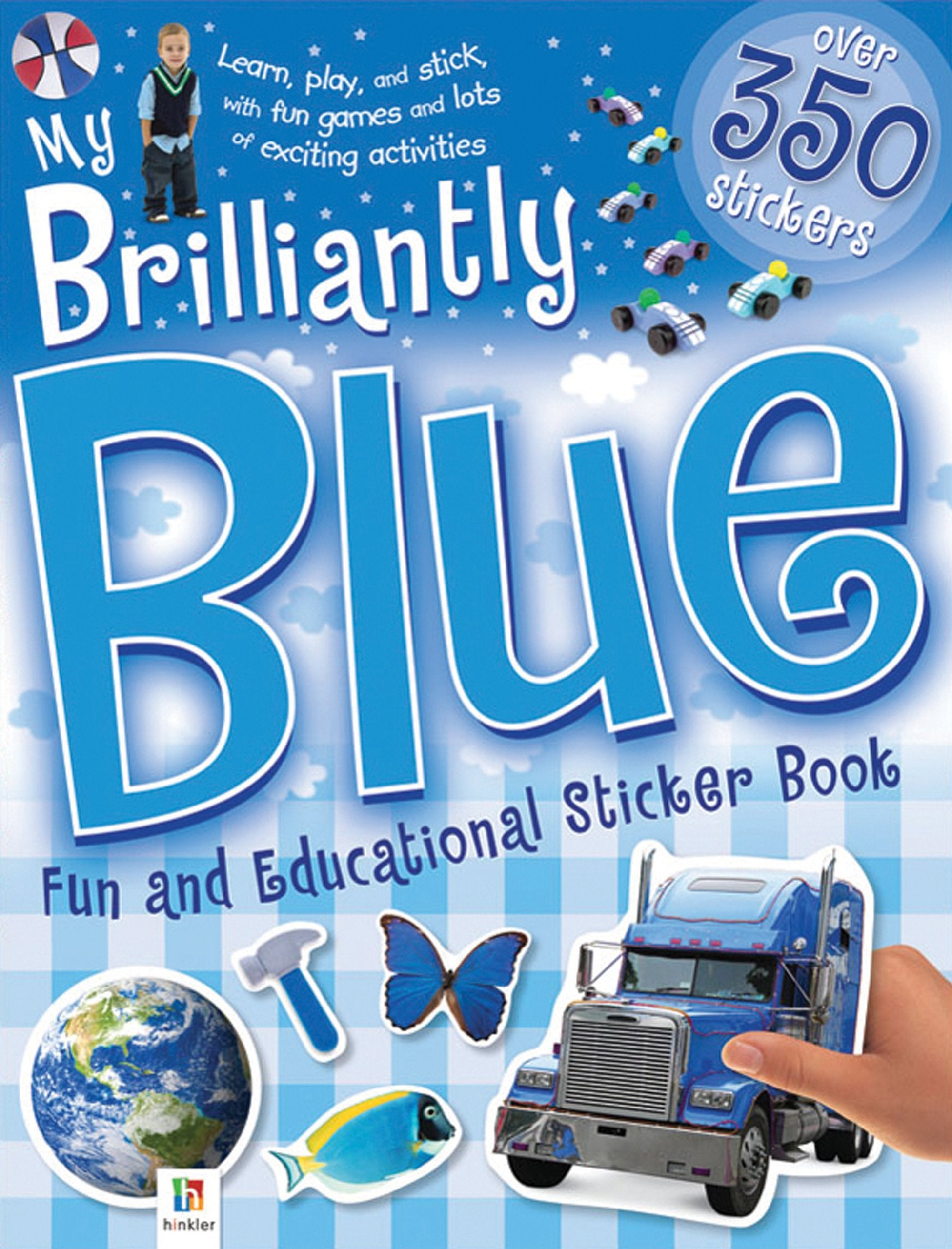My Brilliantly Blue Sticker Book,New