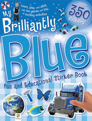 My Brilliantly Blue Sticker Book,New