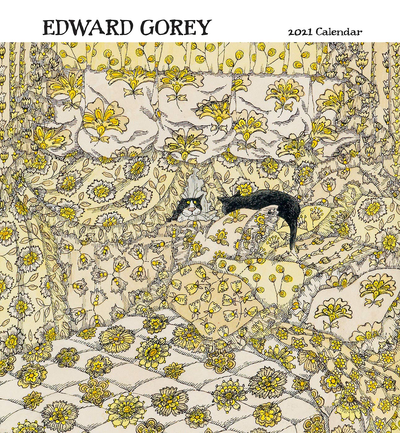 Edward Gorey 2021 Wall Calendar,New