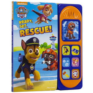 Nickelodeon Paw Patrol Chase, Skye, Marshall, & More. Ready, Set, Rescue  Sound Board Book  PI Kids (PlayASound),Used