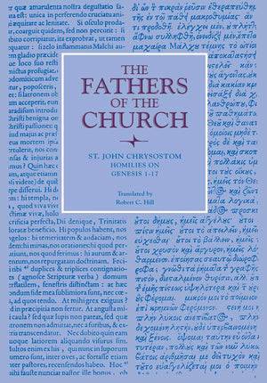 Homilies On Genesis 117 (Fathers Of The Church Patristic Series),Used