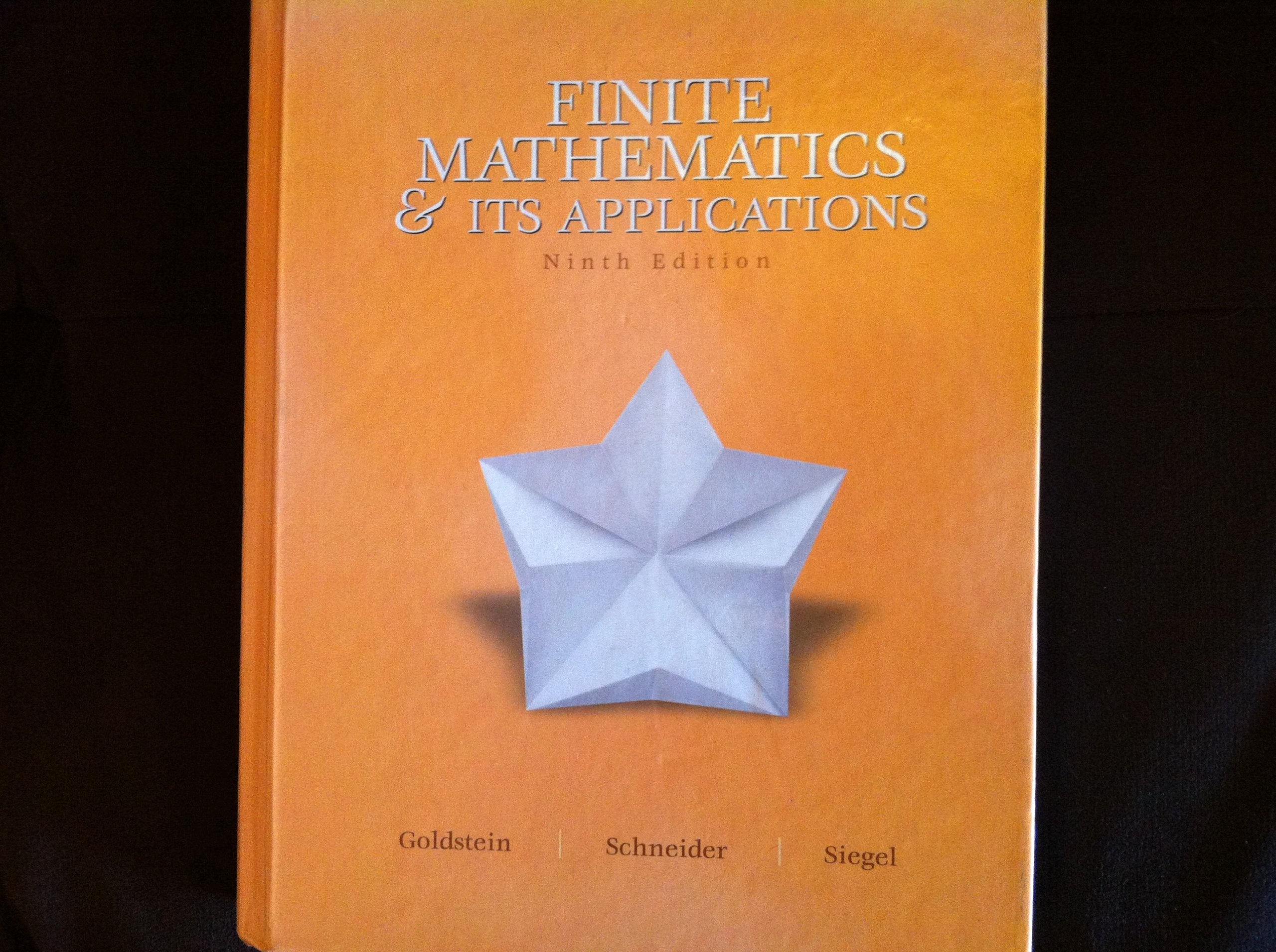 Finite Mathematics and Its Applications (9th Edition),Used