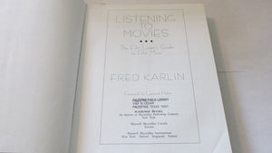 Listening to Movies: The Film Lovers Guide to Film Music,Used