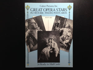 Great Opera Stars in Historic Photo Postcards: ReadytoMail Cards,Used
