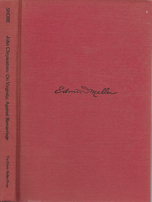 On Virginity Against Remarriage (Studies in Women and Religion, V. 9),New