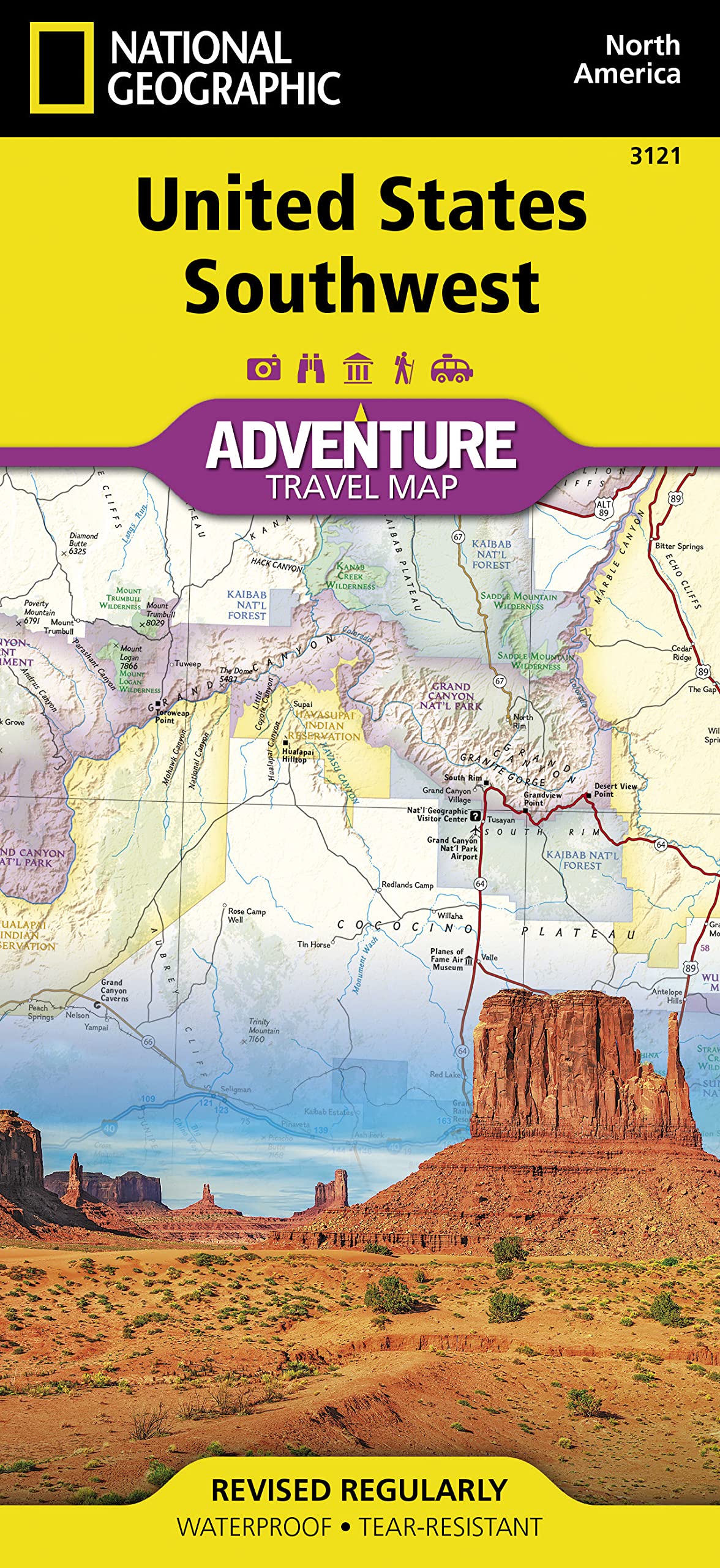 United States, Southwest Map (National Geographic Adventure Map, 3121),New