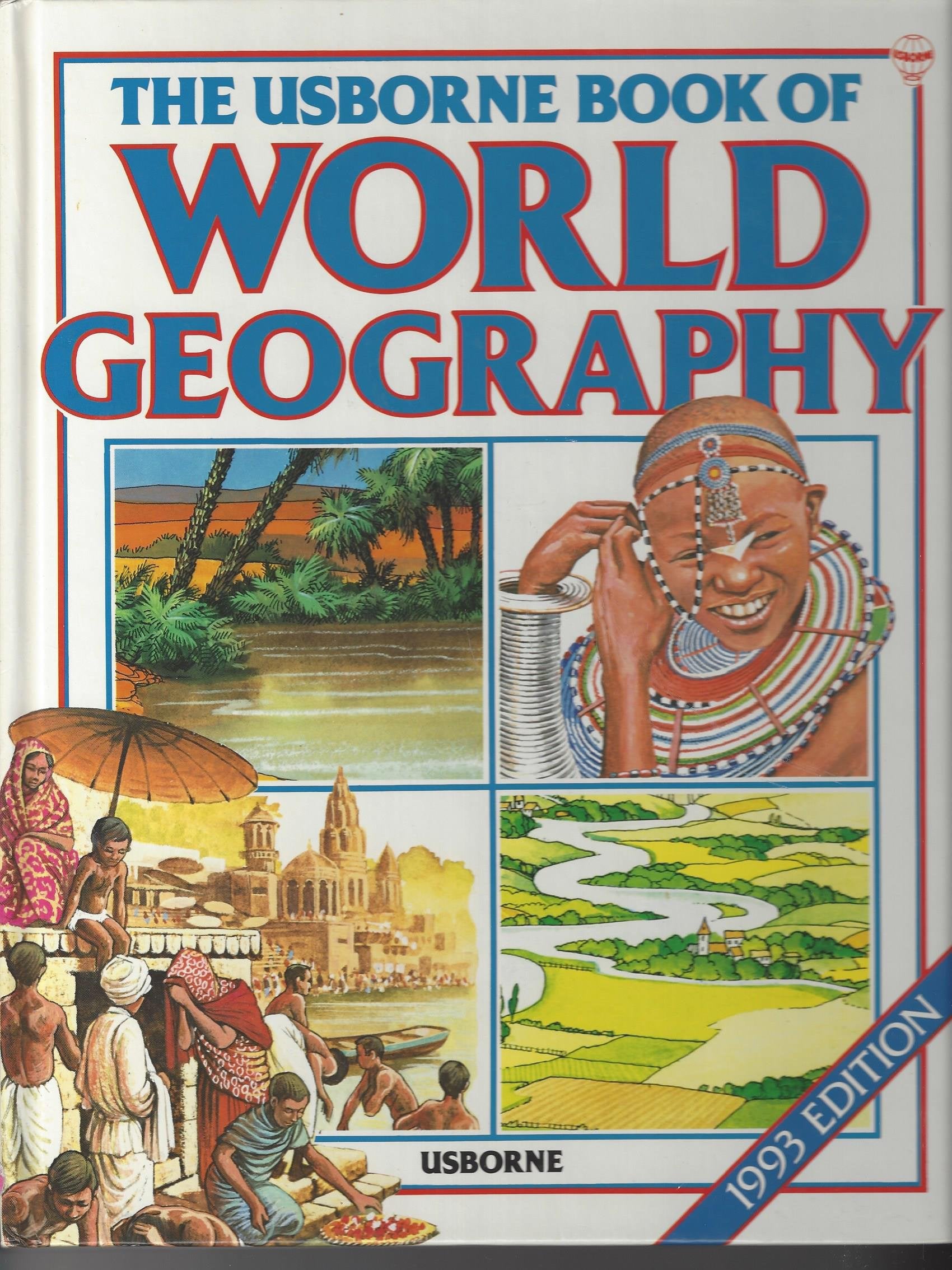 The Usborne Book of World Geography With World Atlas,Used