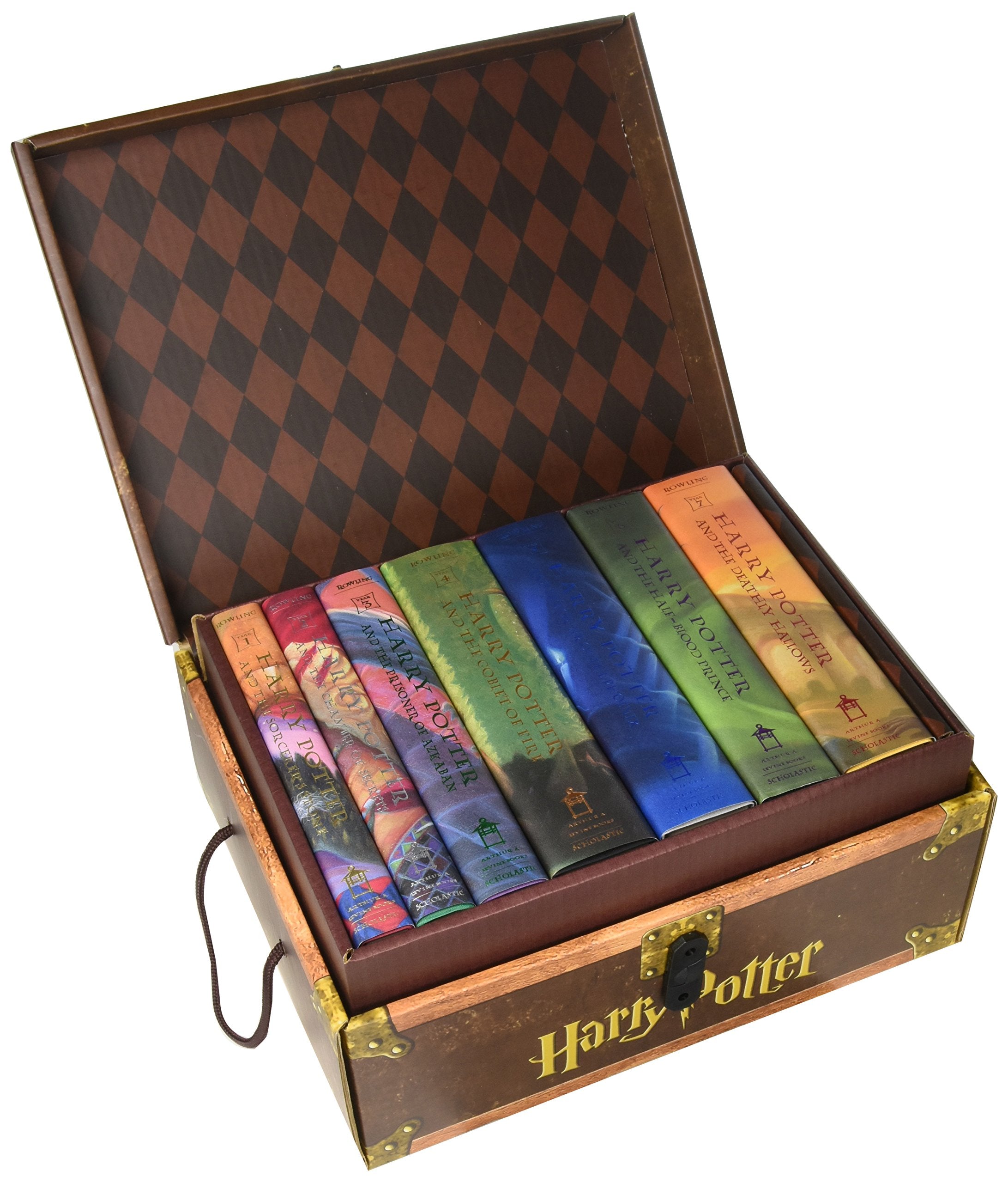 Harry Potter Hardcover Box Set (Books 17) By J. K. Rowling (1998) Hardcover,Used