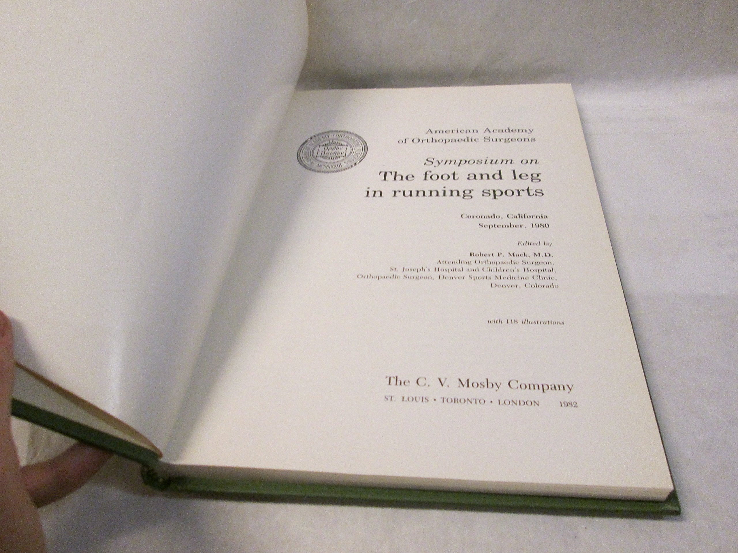 Symposium on the Foot and Leg in Running Sports,Used