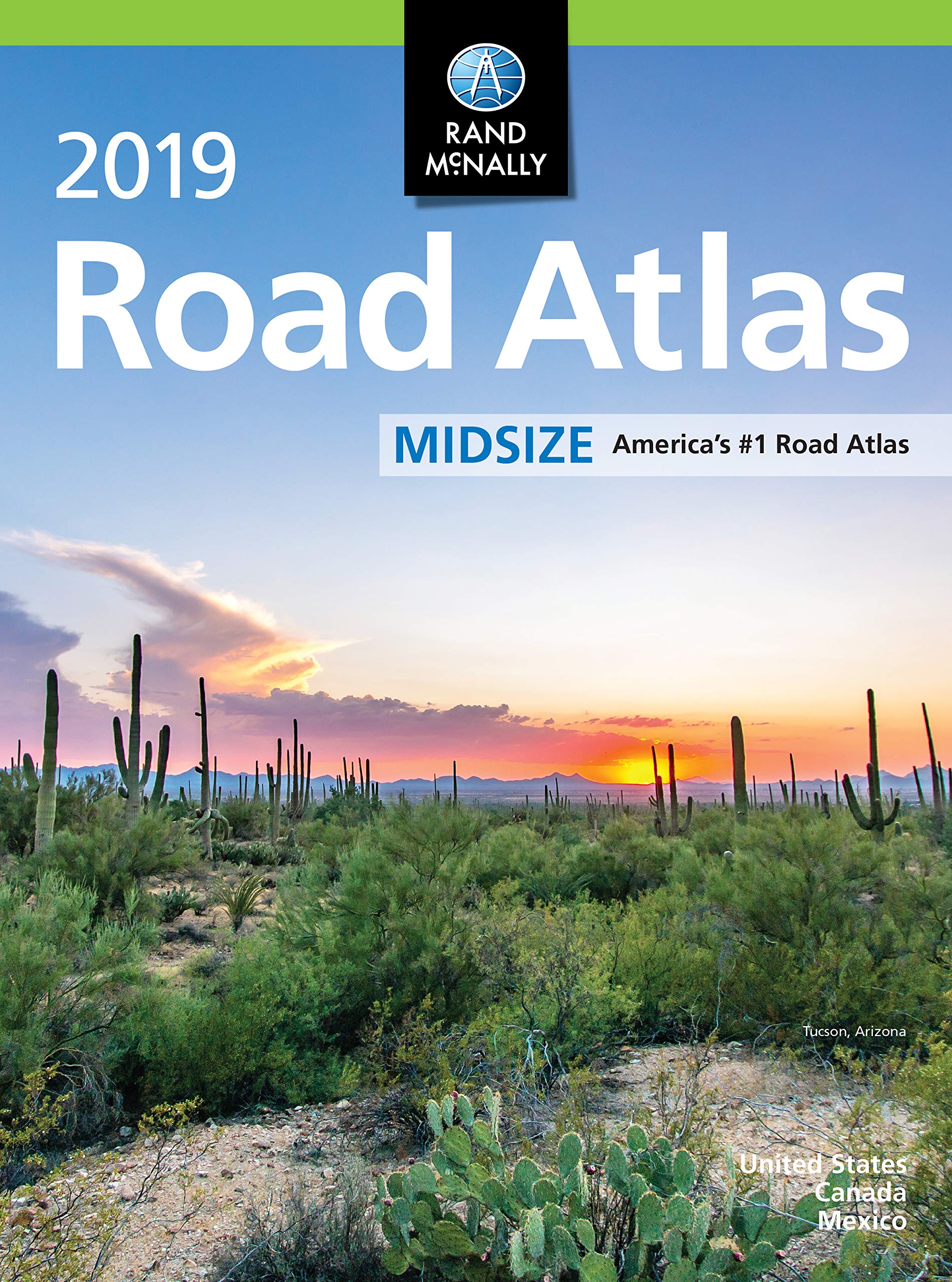 Rand Mcnally 2019 Road Atlas Midsize (Rand McNally Road Atlas Midsize),Used