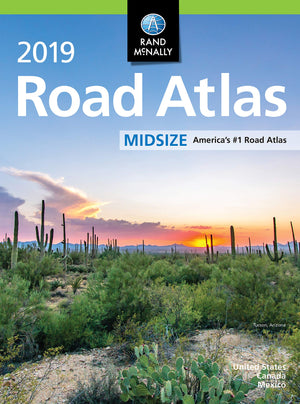 Rand Mcnally 2019 Road Atlas Midsize (Rand McNally Road Atlas Midsize),Used
