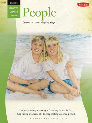 Drawing: People With Debra Kauffman Yaun: Learn To Draw Step By Step (How To Draw & Paint),Used
