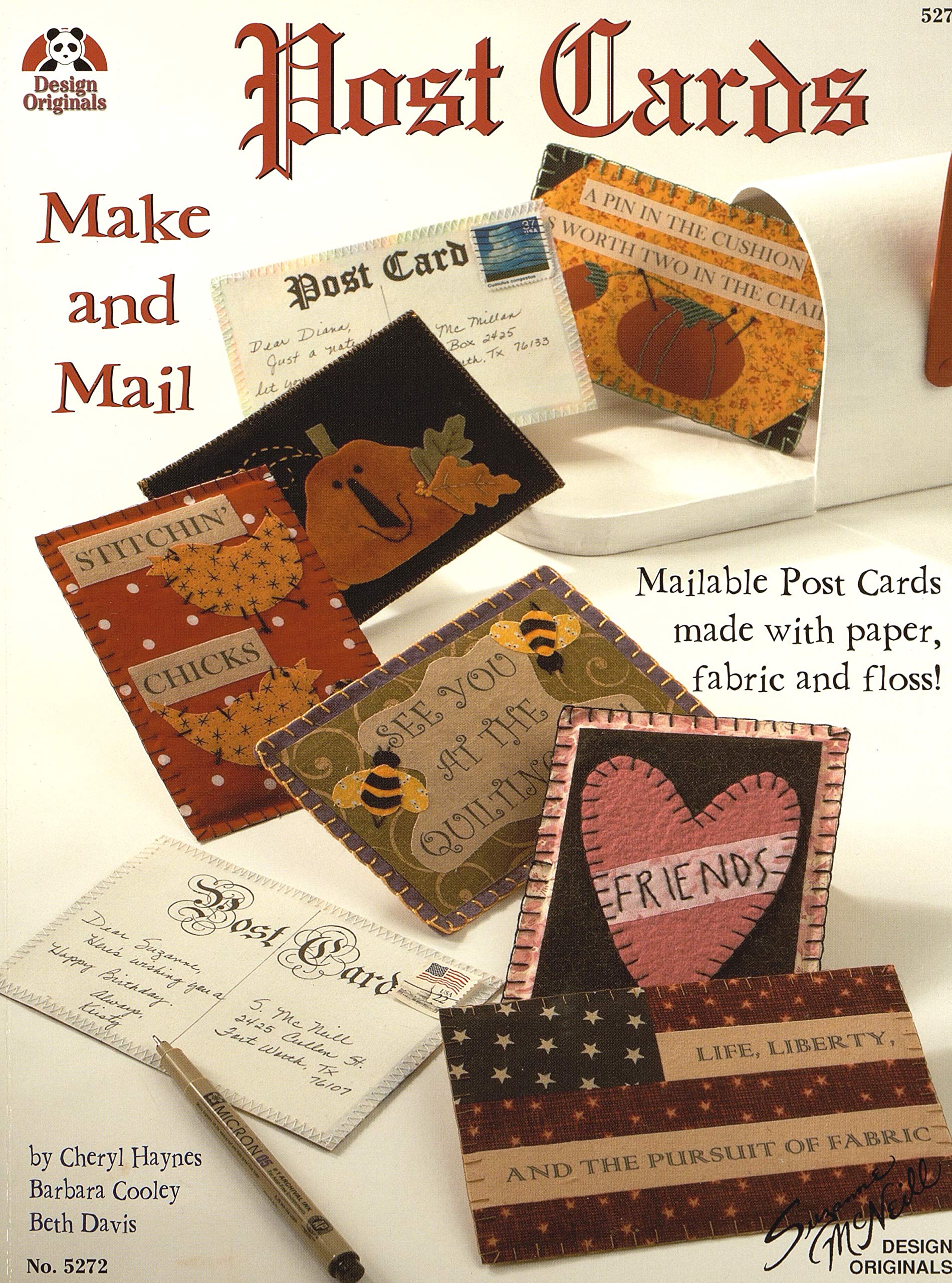 Post Cards: Make and Mail: Mailable Post Cards Made with Paper, Fabric and Floral! (Design Originals),Used