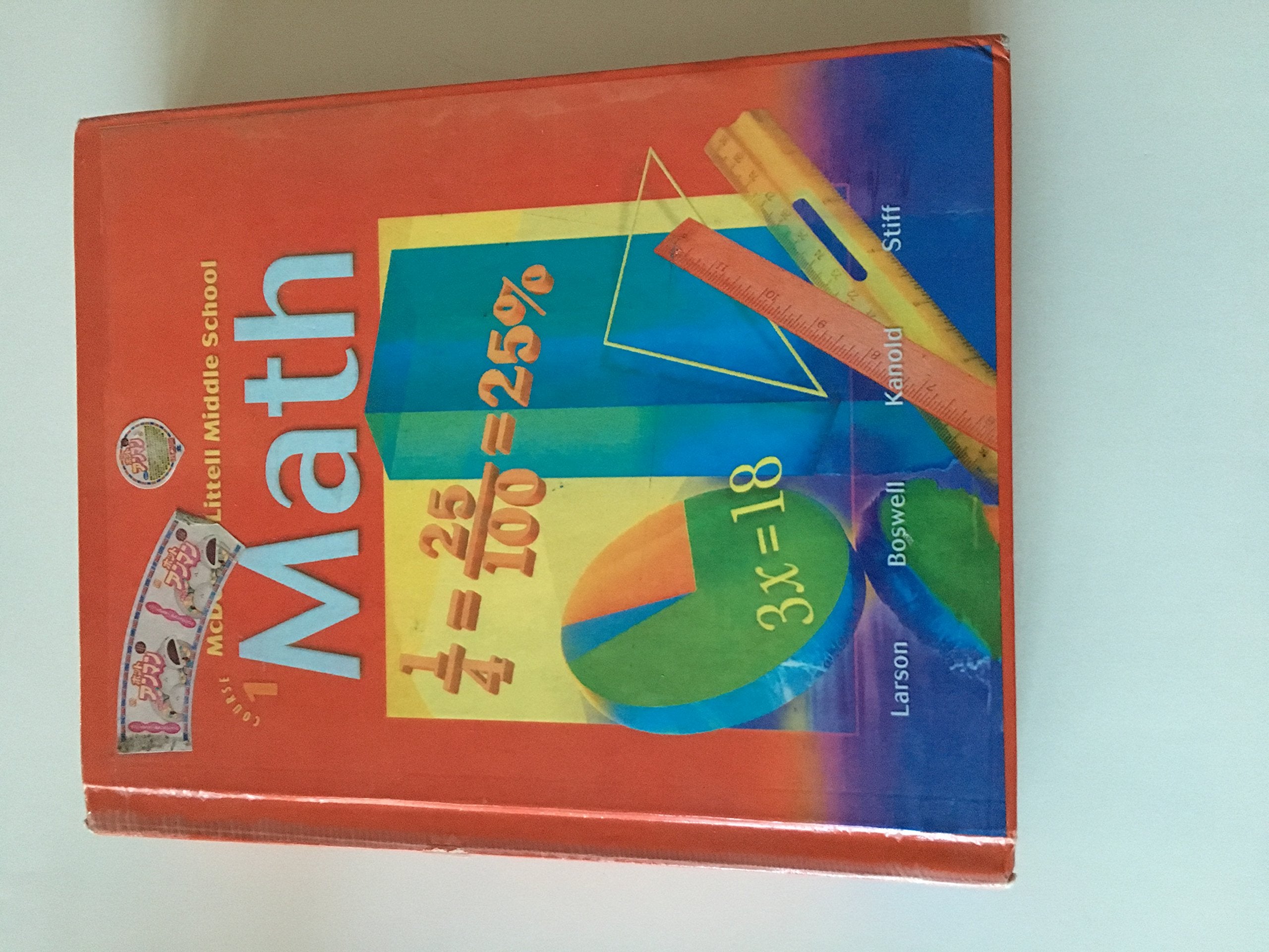 Mcdougal Littell Middle School Math, Course 1: Student Edition  2005 2005,New