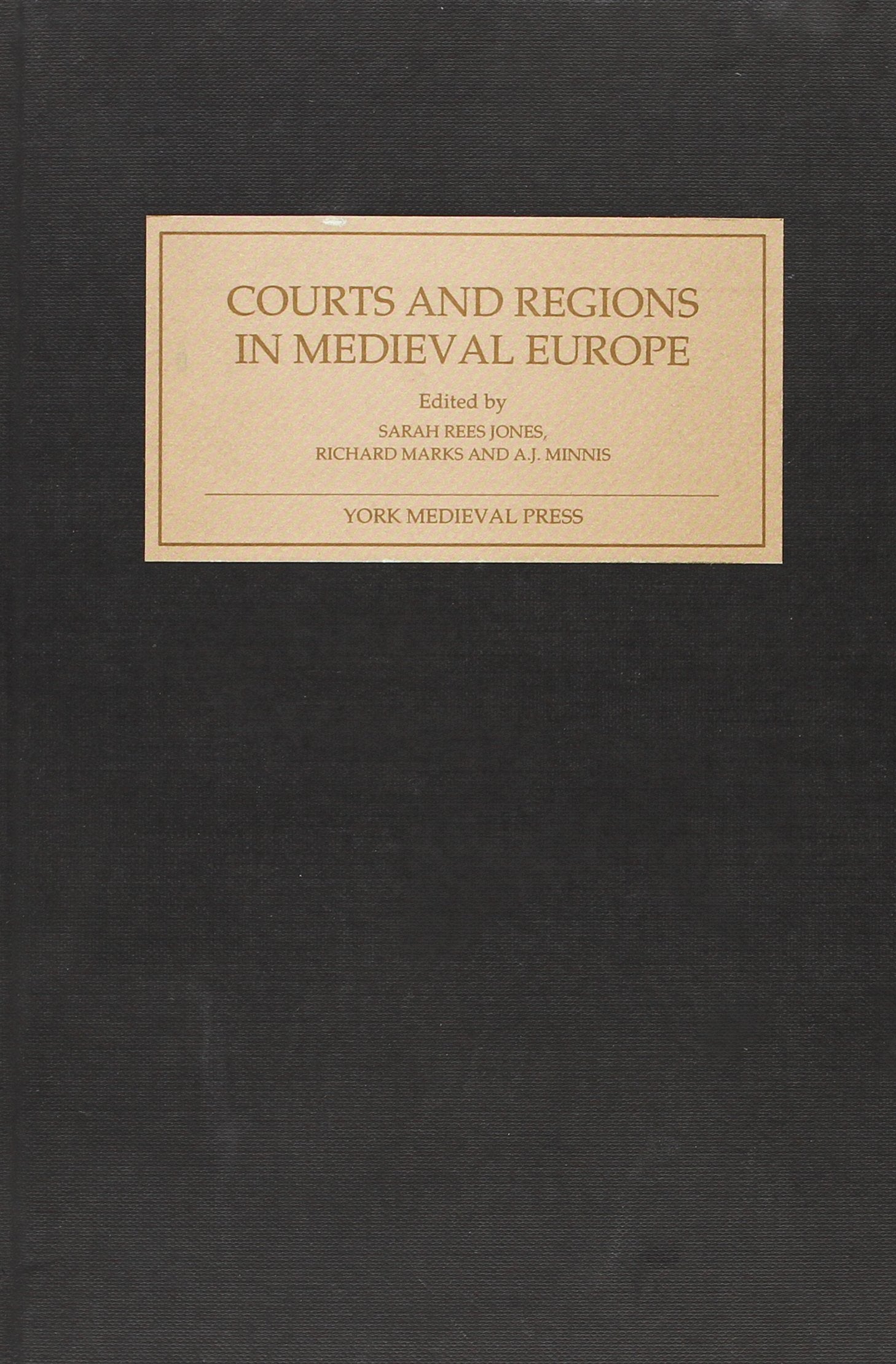 Courts and Regions in Medieval Europe,Used