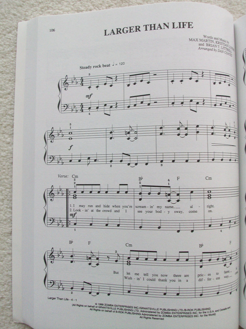 19992000 Smash Pop Hits: Easy Piano,Used