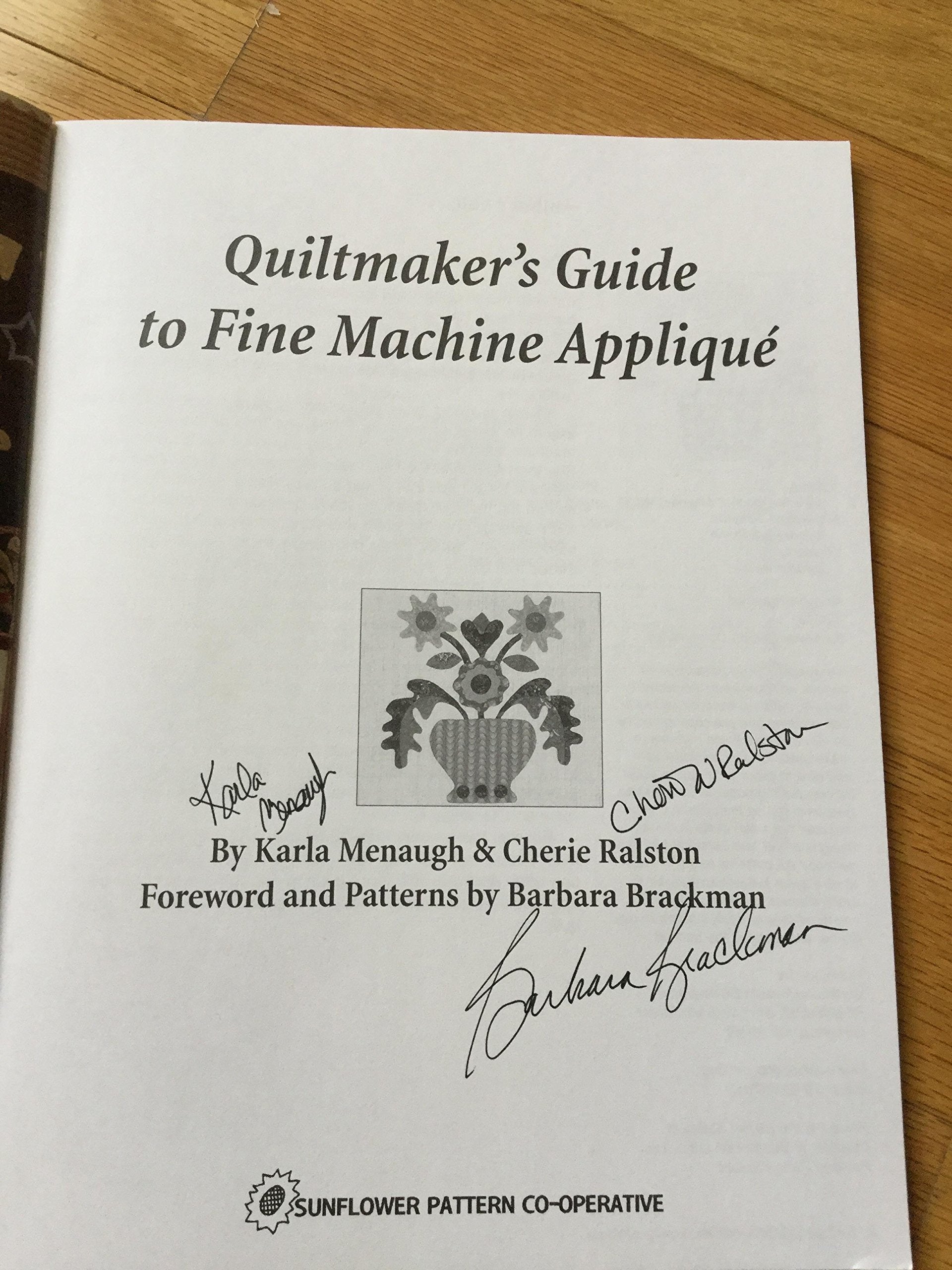 Quiltmaker's Guide to Fine Machine Applique,Used