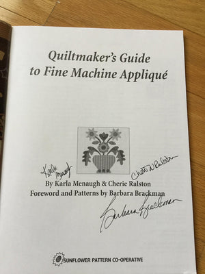 Quiltmaker's Guide to Fine Machine Applique,Used