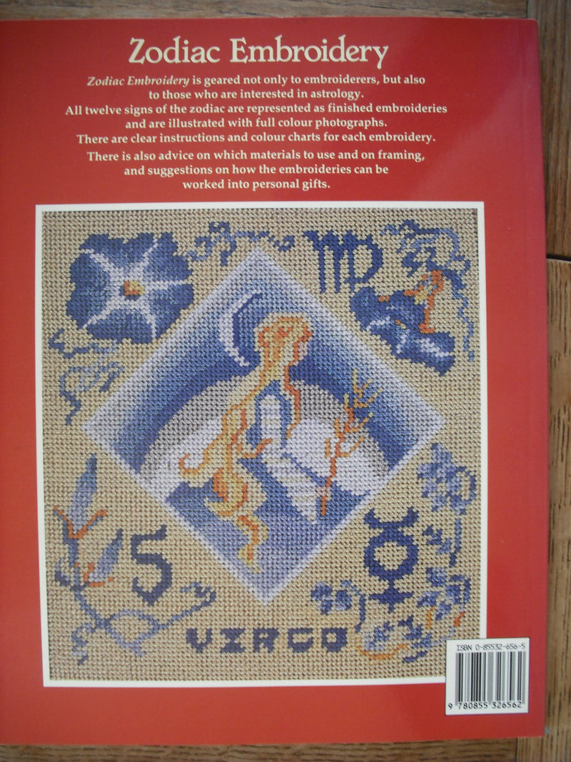 Zodiac Embroidery,Used