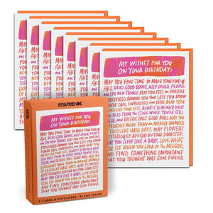 Em & Friends Wishes For You Cards Birthday Cards With Envelopes (Box Of 8) (Em & Friends Boxed Cards (Singles))