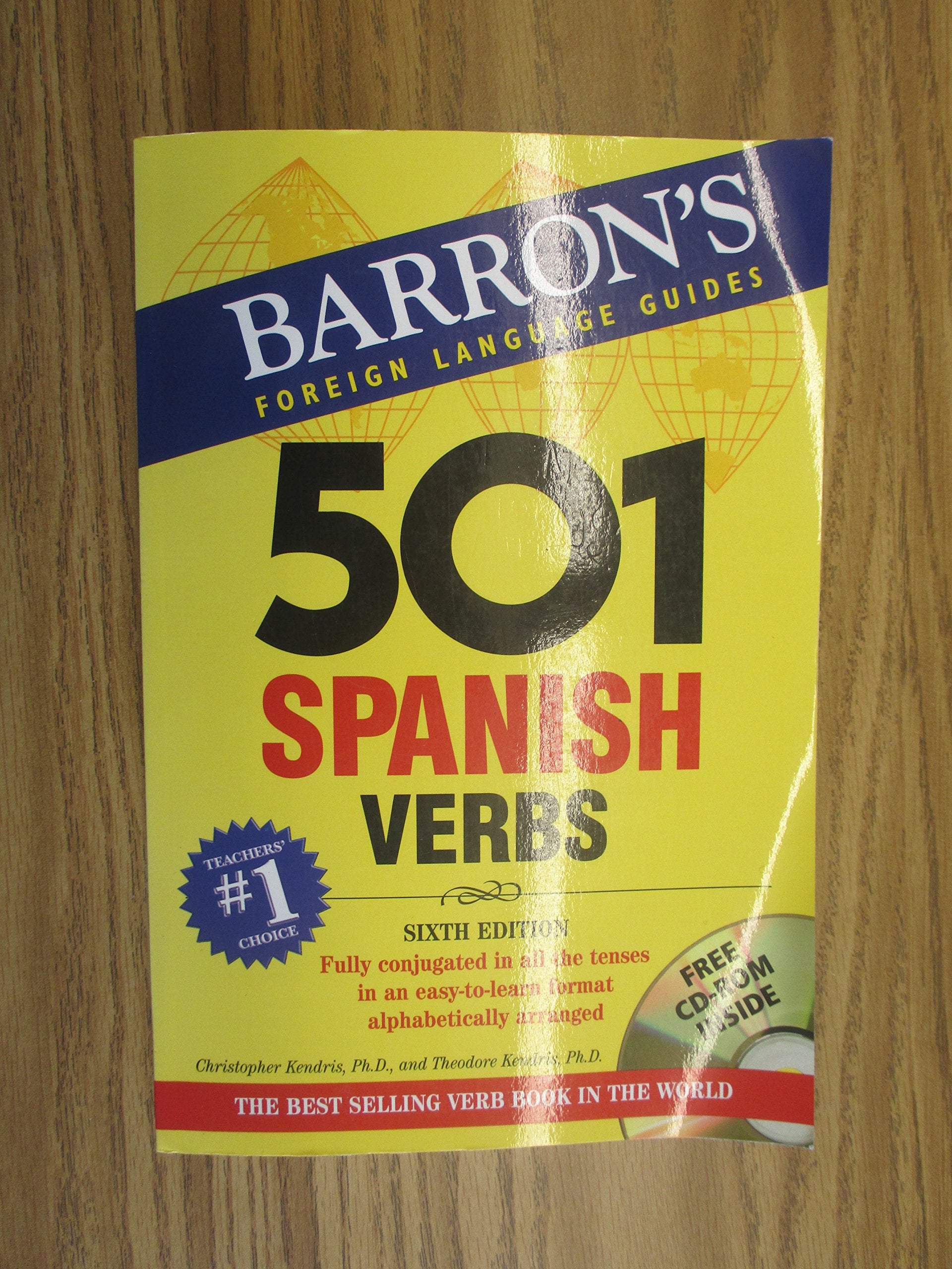 Barrons 501 Spanish Verbs-Used Condition