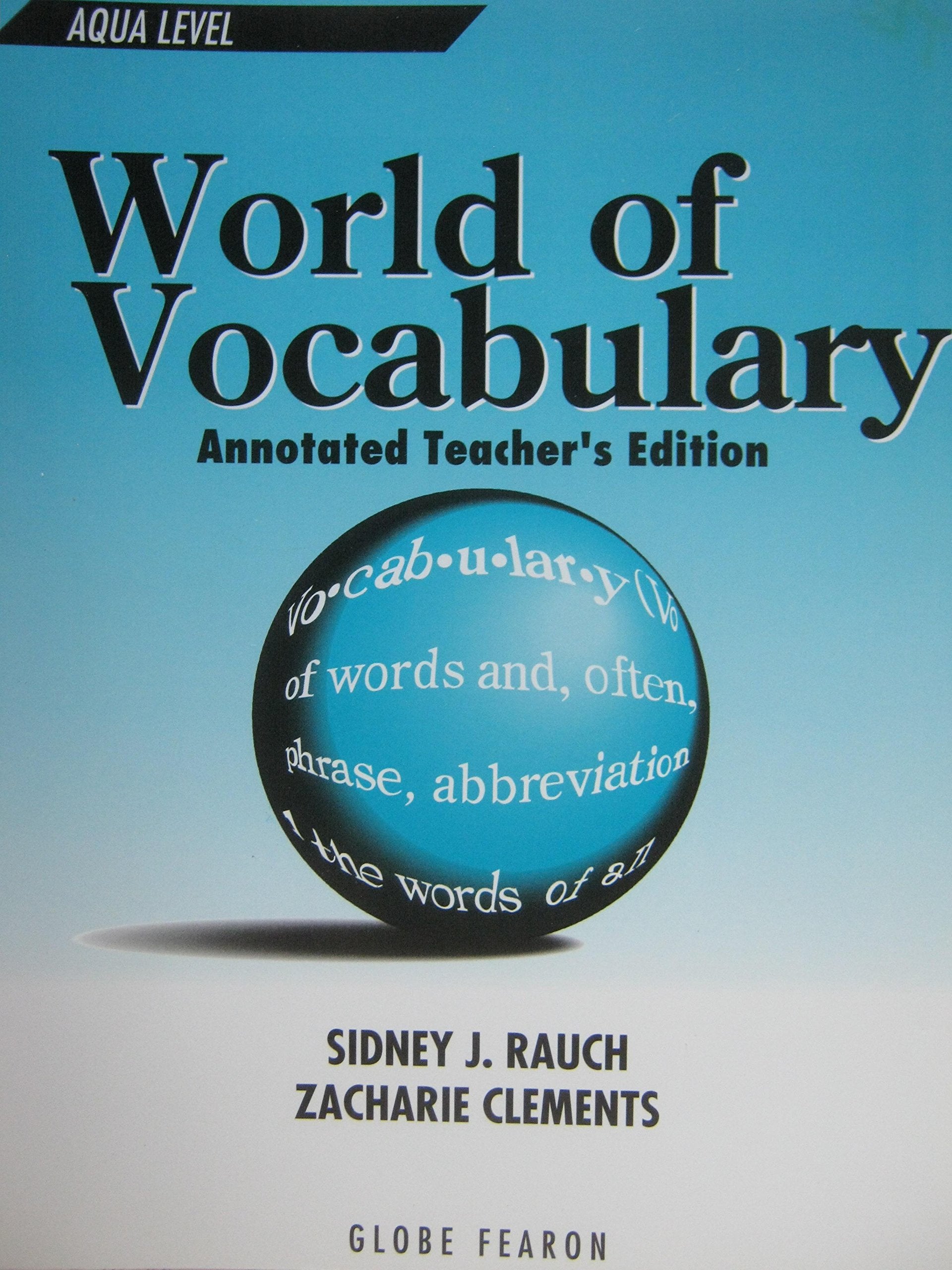 World of Vocabulary Aqua Level,Used