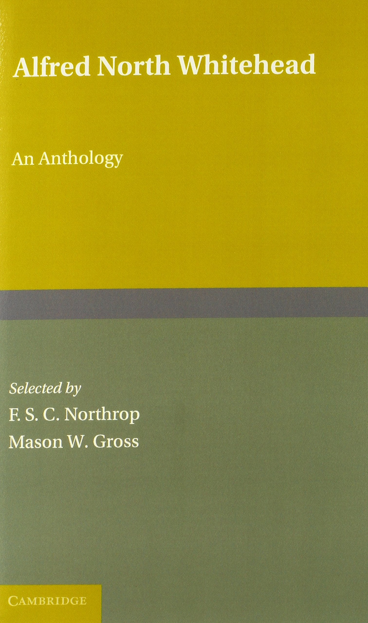 Alfred North Whitehead: An Anthology 2 Part Paperback Set,Used