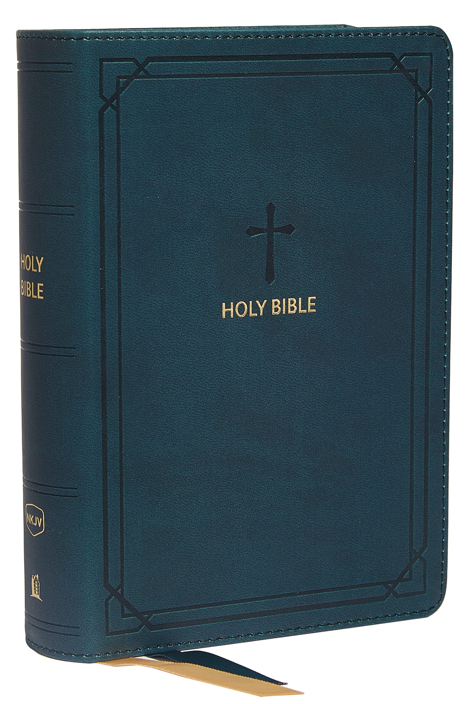 NKJV, EndofVerse Reference Bible, Compact, Leathersoft, Teal, Red Letter, Comfort Print: Holy Bible, New King James Version,New