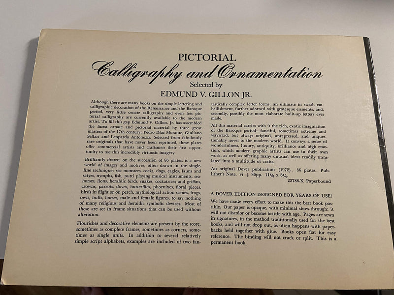 Pictorial Calligraphy and Ornamentation;,Used