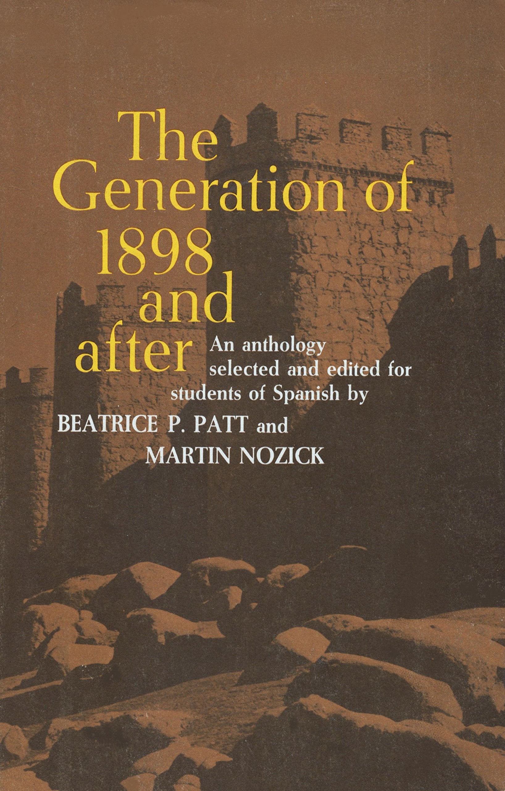 The Generation of 1898 and After (Spanish and English Edition),New