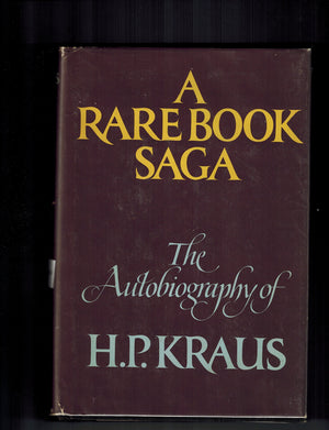 A Rare Book Saga: The Autobiography of H. P. Kraus-Used