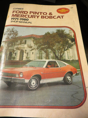 Ford Pinto & Mercury Bobcat, 19711980 Shop Manual,New