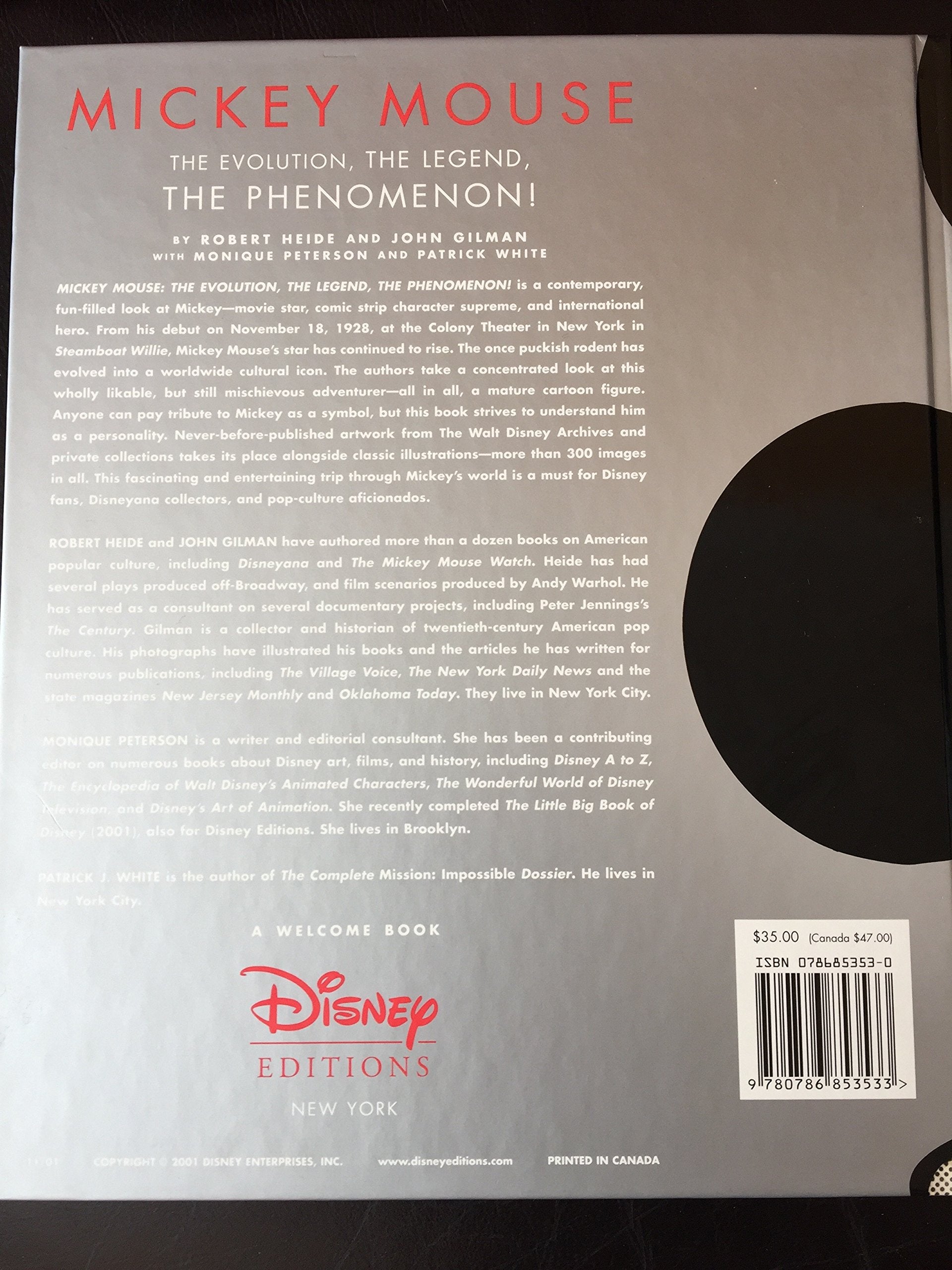 Mickey Mouse: The Evolution, The Legend, The Phenomenon!,Used