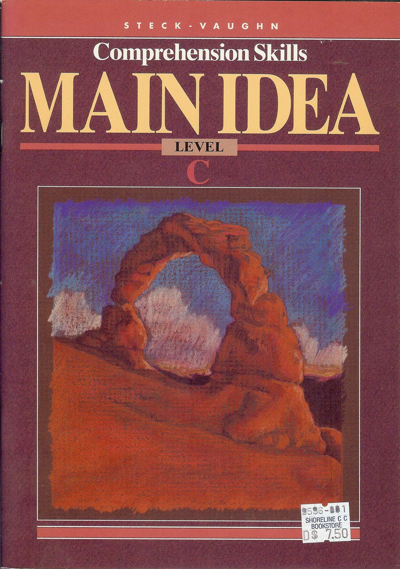 SteckVaughn Comprehension Skills: Main Idea Level C,Used