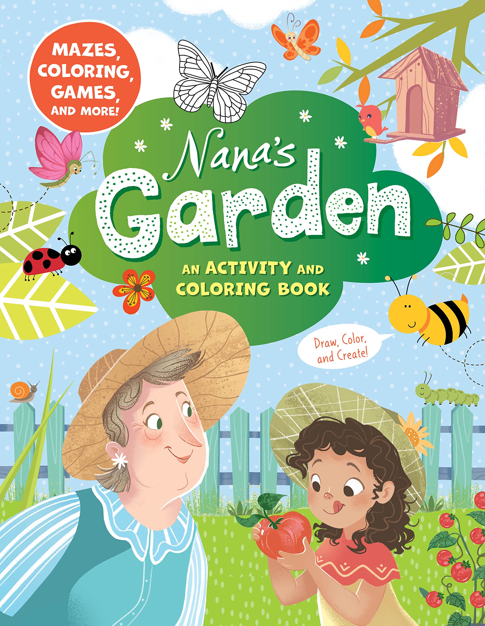Nana'S Garden: An Activity And Coloring Book (Clever Activity Book)
