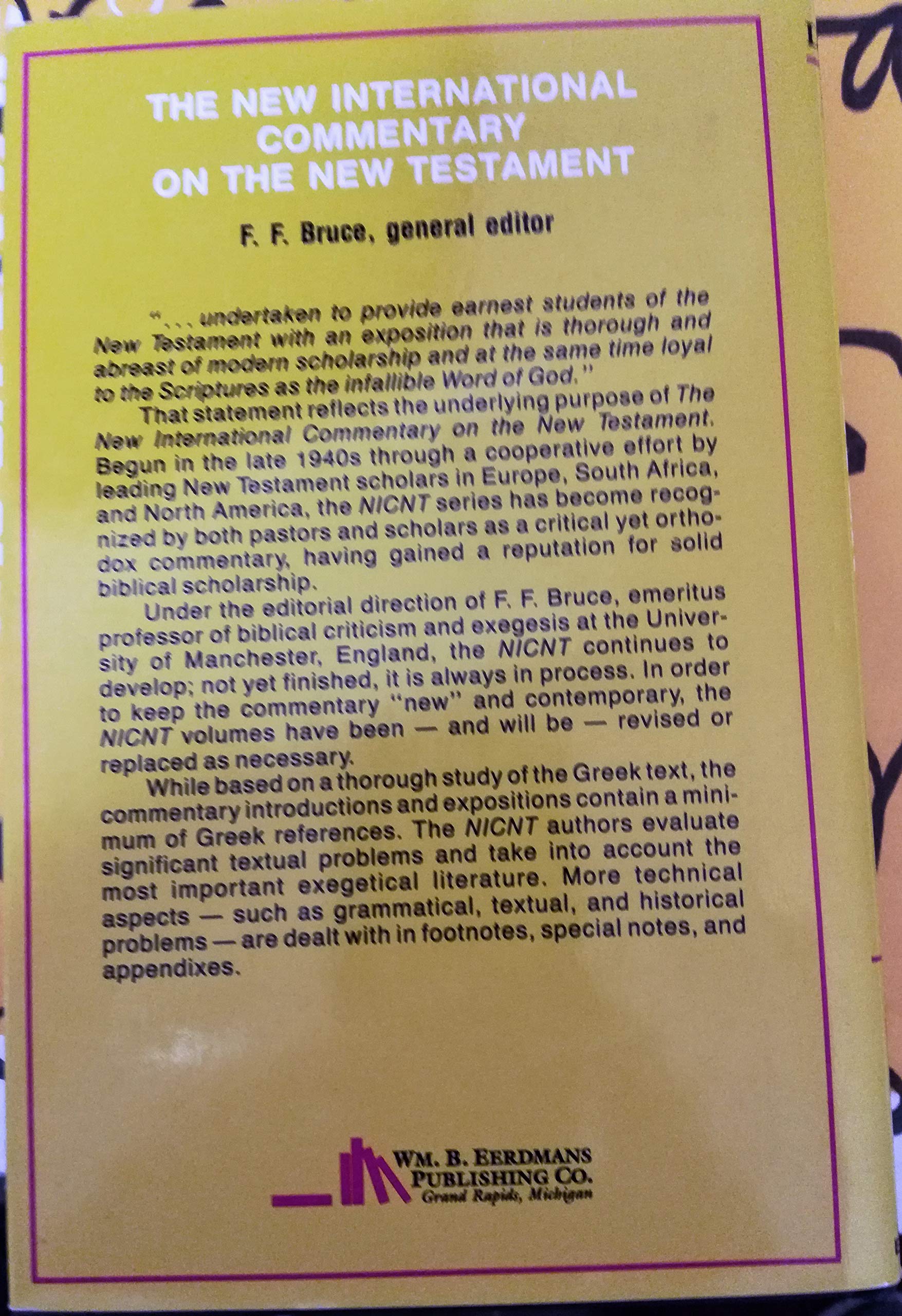 The First Epistle of Peter (New International Commentary on the New Testament),Used