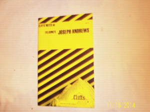 Cliffsnotes Joseph Andrews,Used