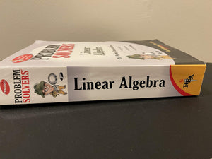 Linear Algebra Problem Solver (Problem Solvers Solution Guides),New