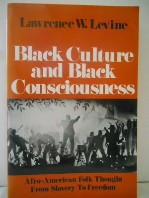 Black Culture and Black Consciousness: AfroAmerican Folk Thought from Slavery to Freedom,Used