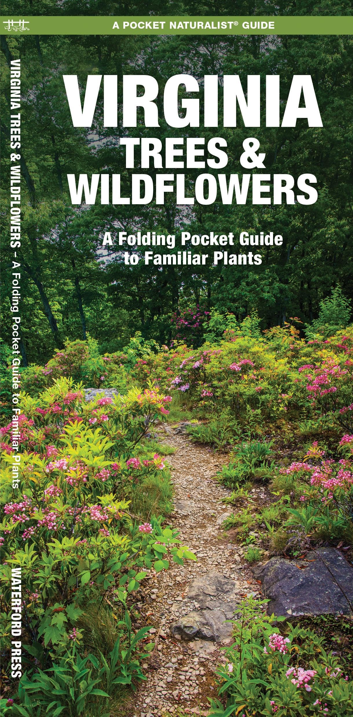 Virginia Trees & Wildflowers: A Folding Pocket Guide to Familiar Plants (Wildlife and Nature Identification),Used