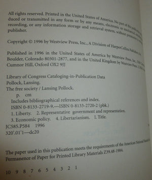 The Free Society,Used