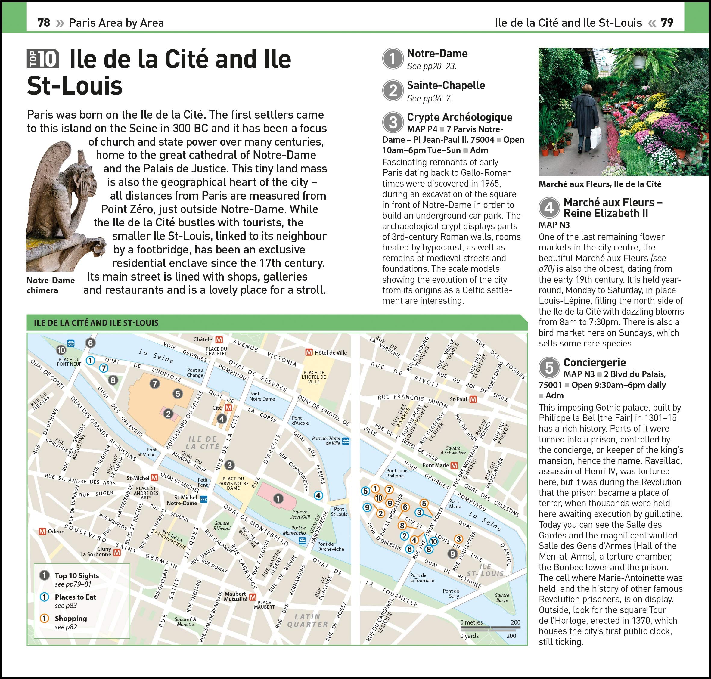 Dk Eyewitness Top 10 Paris (Pocket Travel Guide)-used