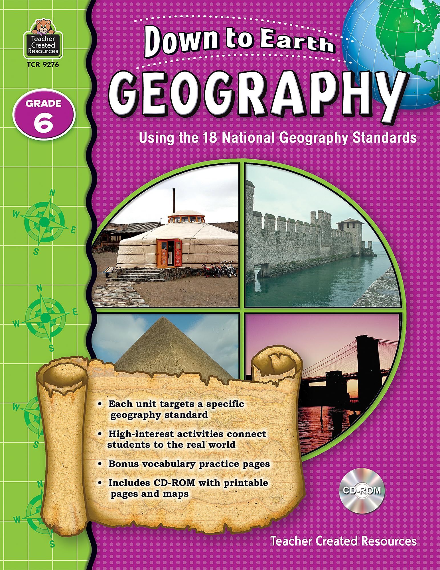 Down to Earth Geography, Grade 6,Used