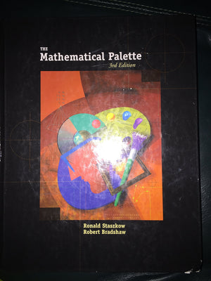 The Mathematical Palette (With Bca/Ilrn Tutorial And Infotrac) (Available Titles Cengagenow),Used