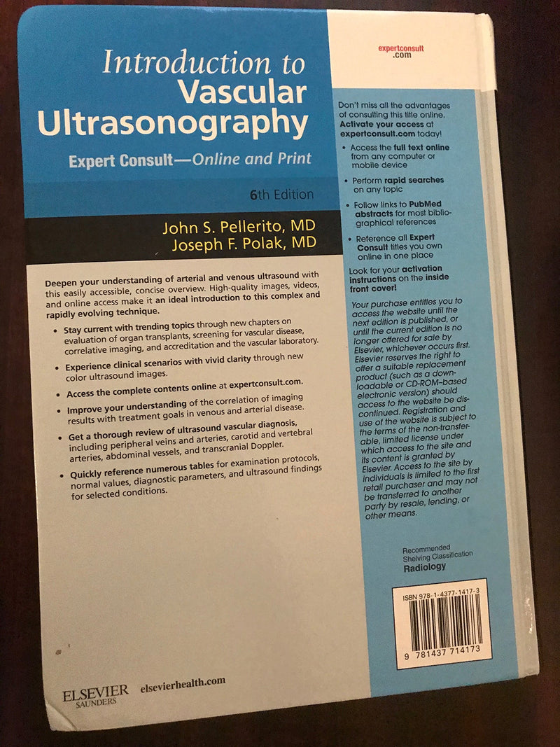 Introduction to Vascular Ultrasonography: Expert Consult  Online and Print (Zwiebel, Introduction of Vascular Ultrasonography),New