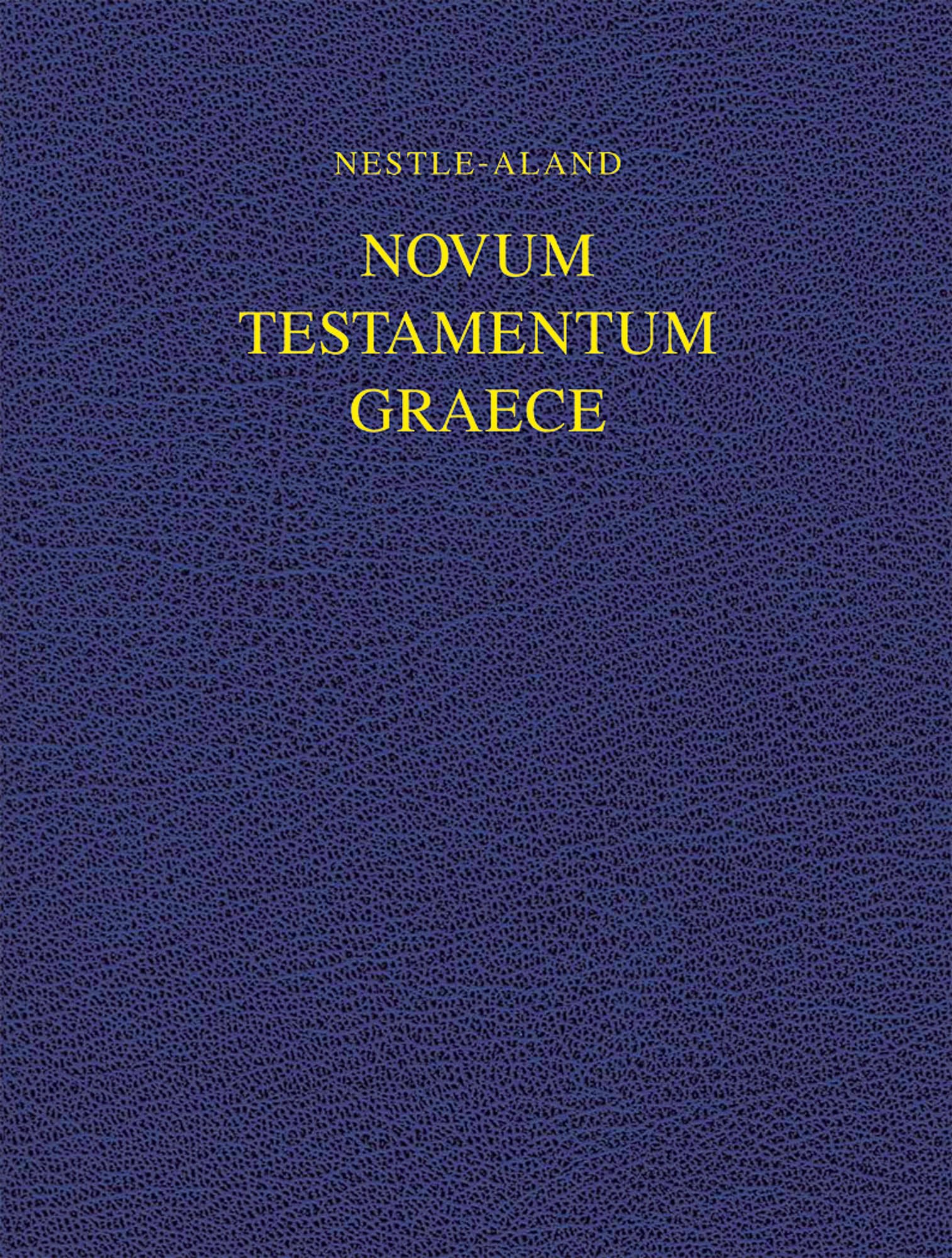 Novum Testamentum Graece (NA28) (Hardcover): NestleAland 28th Edition (Wide Margin) (Ancient Greek Edition),Used