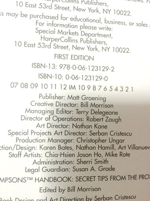 The Simpsons Handbook: Secret Tips from the Pros,Used