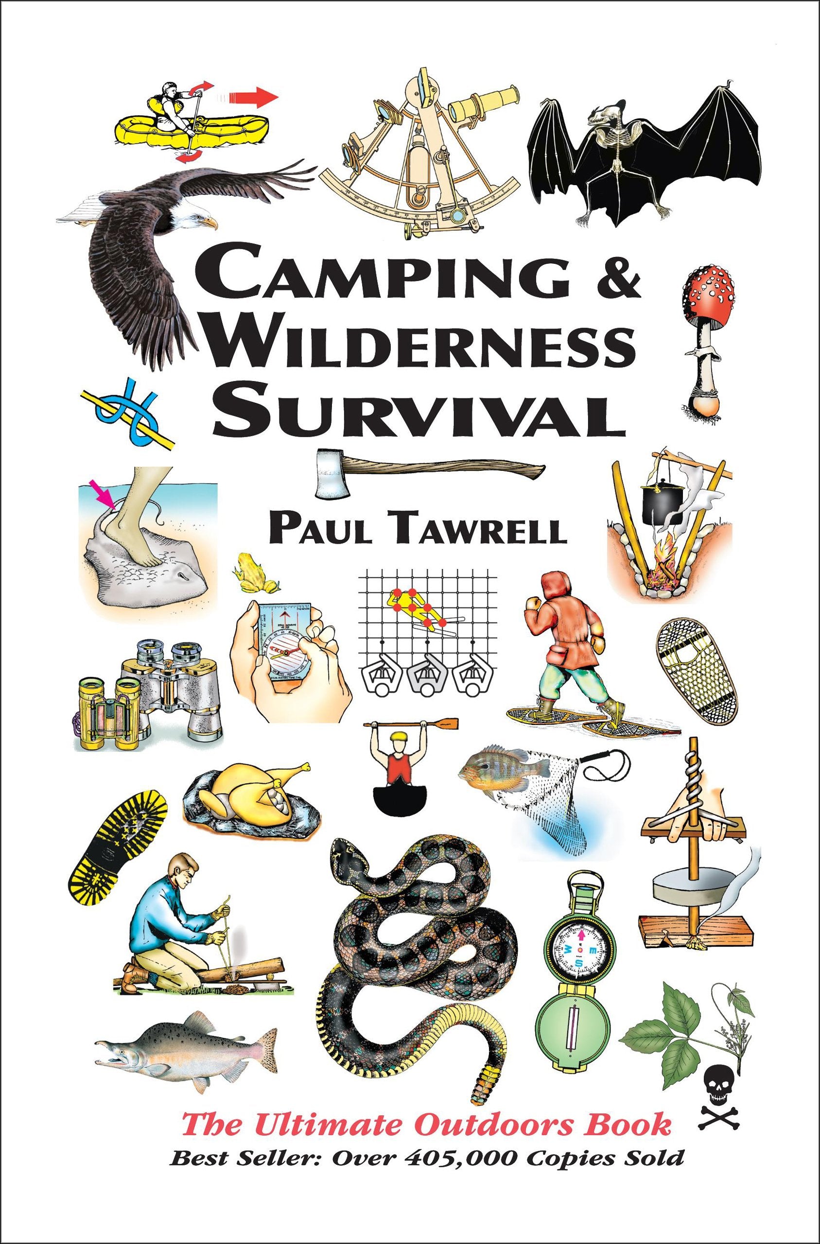 Camping & Wilderness Survival: The Ultimate Outdoors Book,Used