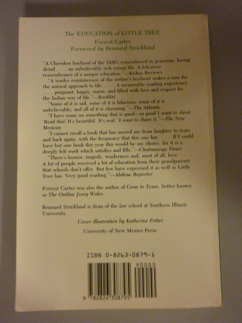 The Education Of Little Tree,Used